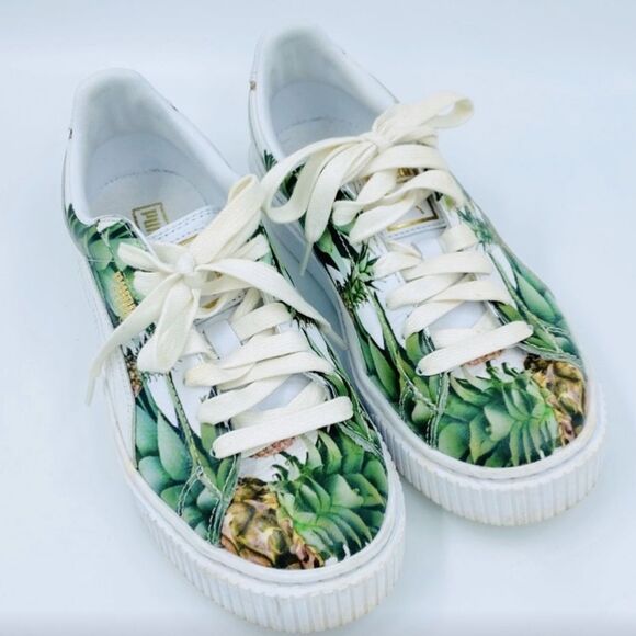 Puma Basket Pineapple Sneakers 🍍 excellent used condition 🍍 - Picture 6 of 6